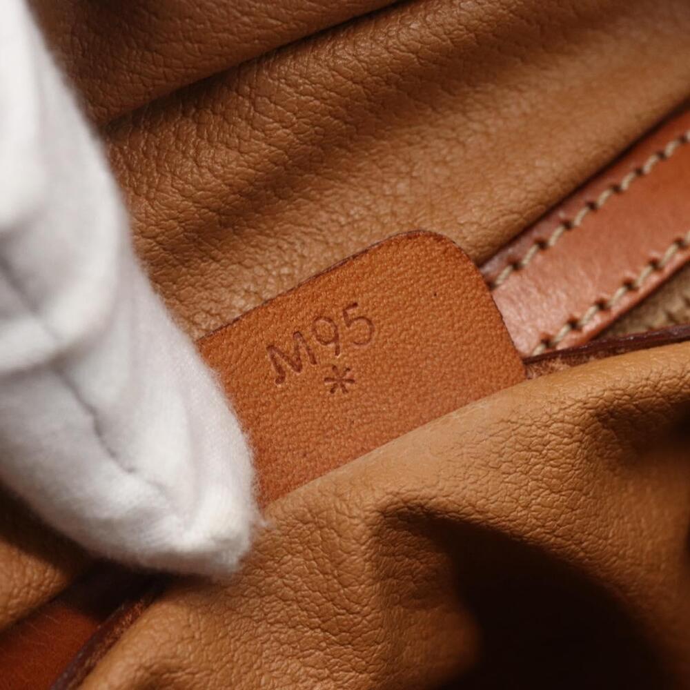CELINE Macadam Canvas Hand Bag PVC Leather Brown Gold Auth 158983 - Picture 12 of 16